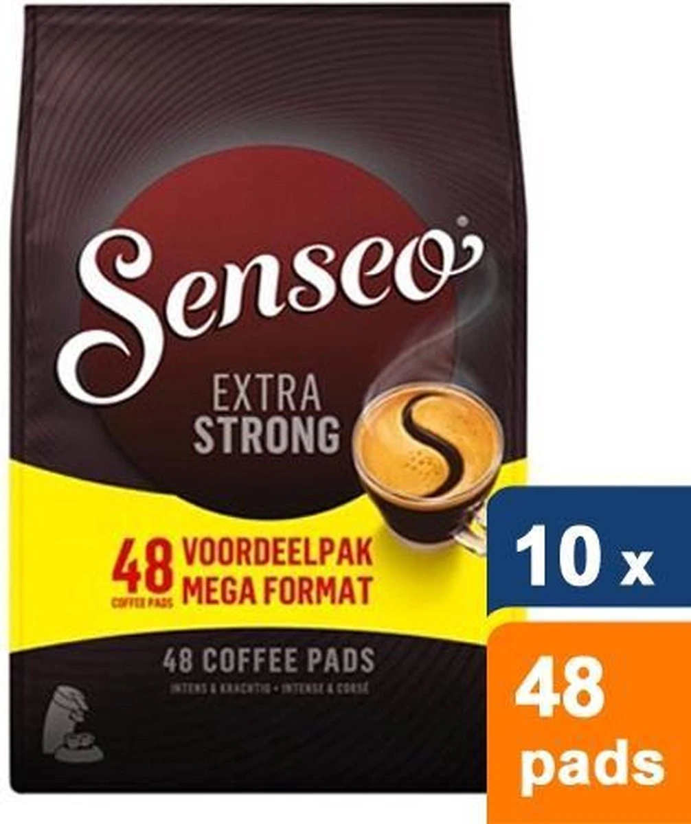 Senseo Extra Strong Koffiepads - 10 X 48 Stuks 2 Senseo Extra Strong Koffiepads - 10 X 48 Stuks - Afbeelding 2