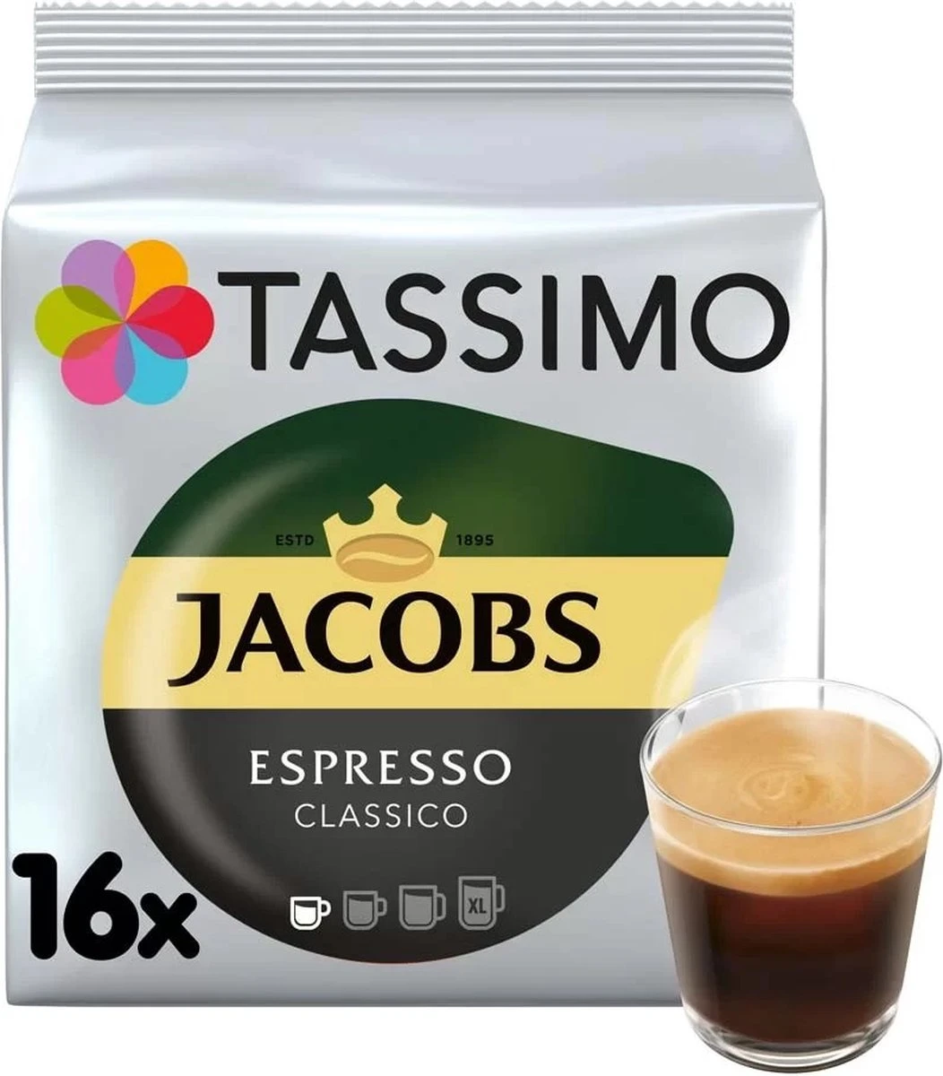 Tassimo - Jacobs Espresso Classico - 16 T-Discs 1 Tassimo - Jacobs Espresso Classico - 16 T-Discs