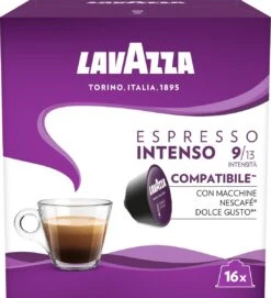 Lavazza Espresso Intenso Capsules - Geschikt Voor Dolce Gusto Apparaat - 6 X 16 Stuks -KoffieLuxe Aanbiedingen Winkel 1095x1200 1