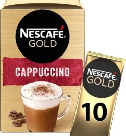 Nescafé Gold Cappuccino Oploskoffie - Ongezoet - 6 Doosjes à 10 Zakjes 7 Nescafé Gold Cappuccino Oploskoffie - Ongezoet - 6 Doosjes à 10 Zakjes -KoffieLuxe Aanbiedingen Winkel 1110x1200