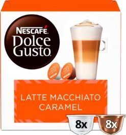 Nescafé Dolce Gusto Caramel Macchiato Capsules - 48 Koffiecups 13 Nescafé Dolce Gusto Caramel Macchiato Capsules - 48 Koffiecups -KoffieLuxe Aanbiedingen Winkel 1122x1200 2