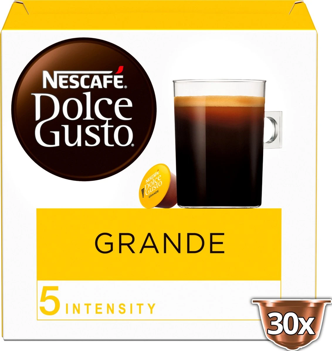 Nescafé Dolce Gusto Grande Capsules - 90 Koffiecups 3 Nescafé Dolce Gusto Grande Capsules - 90 Koffiecups - Afbeelding 3