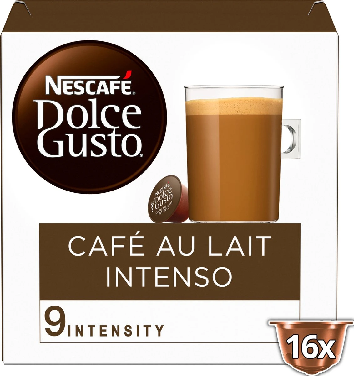 Nescafé Dolce Gusto Cafe Au Lait Intenso Capsules - 48 Koffiecups 3 Nescafé Dolce Gusto Cafe Au Lait Intenso Capsules - 48 Koffiecups - Afbeelding 3