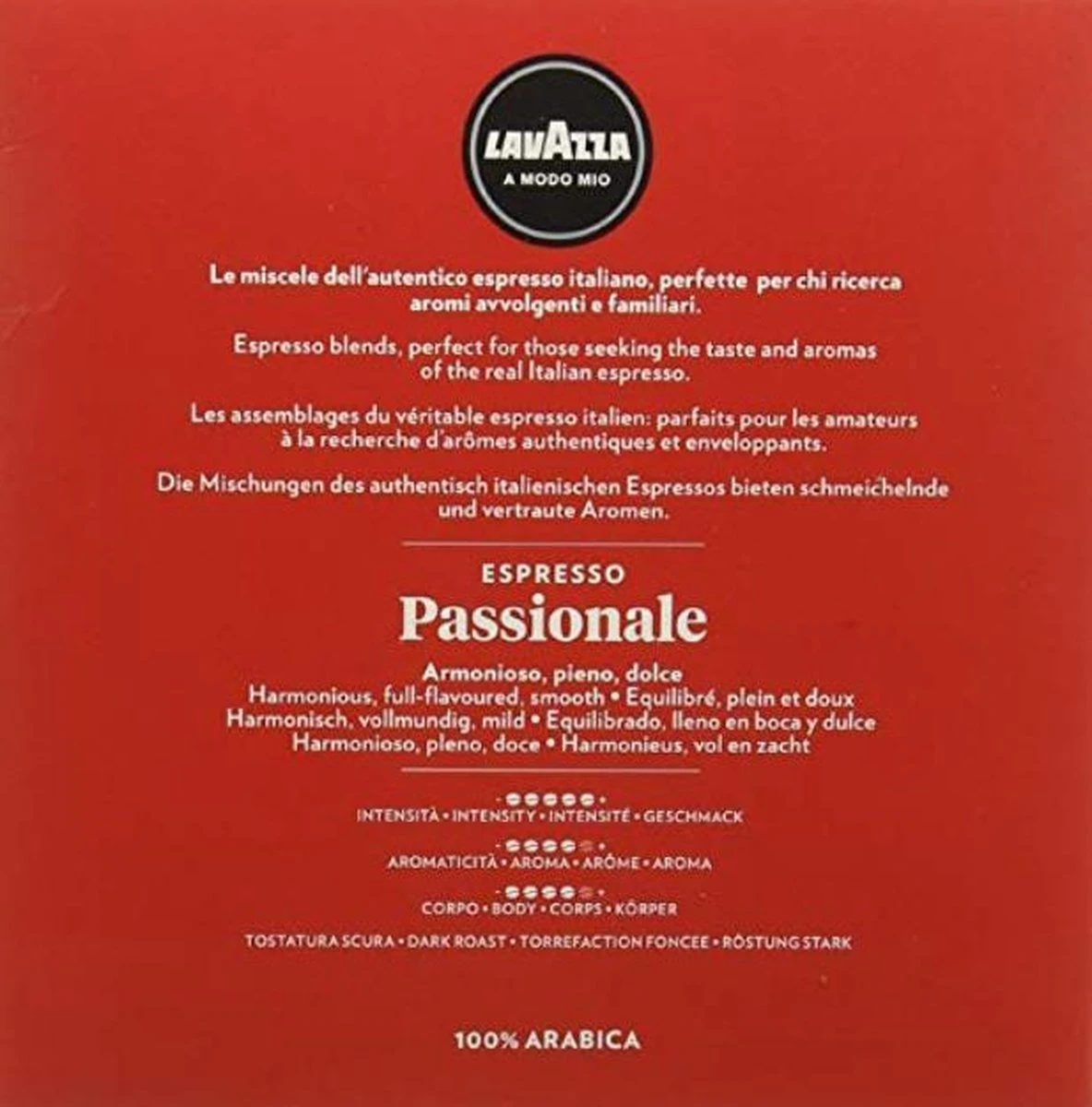 Lavazza A Modo Mio Passionale 36 Stuks 4 Lavazza A Modo Mio Passionale 36 Stuks - Afbeelding 4