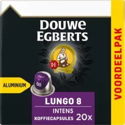 Douwe Egberts Lungo Intens Koffiecups - Intensiteit 8/12 - 10 X 20 Capsules 17 Douwe Egberts Lungo Intens Koffiecups - Intensiteit 8/12 - 10 X 20 Capsules -KoffieLuxe Aanbiedingen Winkel 1198x1200