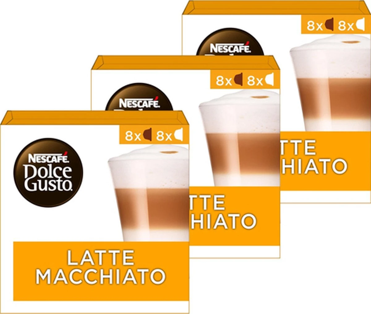 Nescafé Dolce Gusto Latte Macchiato Capsules - 48 Koffiecups 1 Nescafé Dolce Gusto Latte Macchiato Capsules - 48 Koffiecups