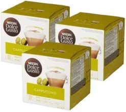 Nescafé Dolce Gusto Cappuccino Capsules - 48 Koffiecups -KoffieLuxe Aanbiedingen Winkel 1200x1076