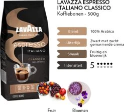Lavazza Espresso Italiano Classico Koffiebonen - 500 Gram X4 -KoffieLuxe Aanbiedingen Winkel 1200x1082 1