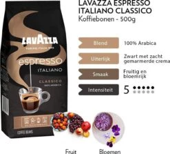Lavazza Espresso Italiano Classico Koffiebonen - 500 Gram X6 -KoffieLuxe Aanbiedingen Winkel 1200x1082
