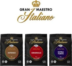 Gran Maestro Italiano – Extra Forte - Koffiepads - Senseo Compatibel Pads – Krachtig En Karakteristiek - 6 X 36 Pads -KoffieLuxe Aanbiedingen Winkel 1200x1094 1