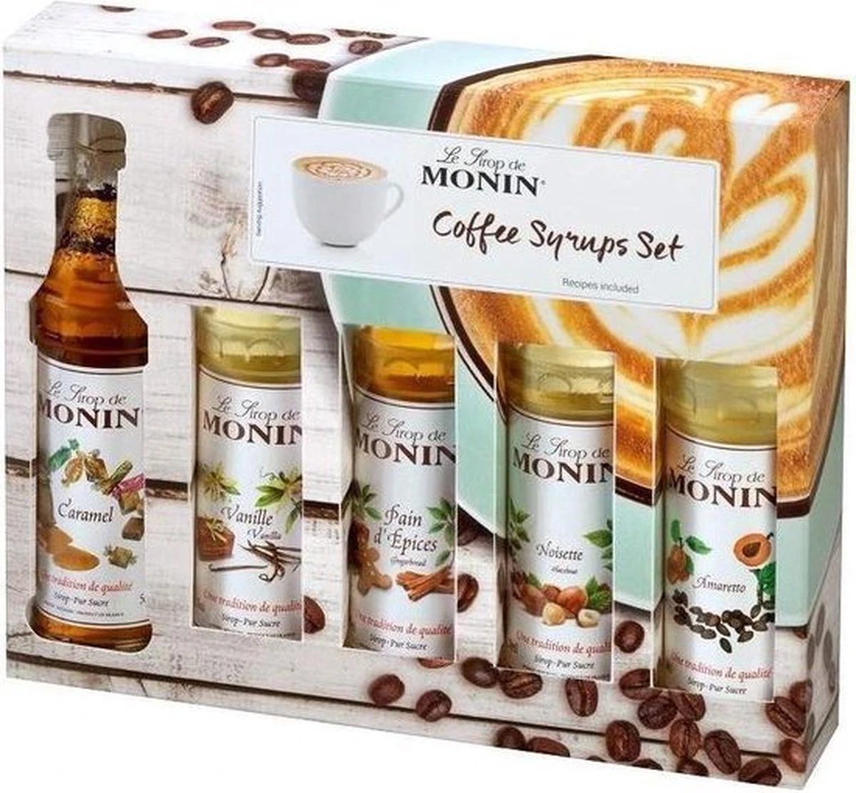 Monin Cadeau 10 Smaken Geschenkverpakking + Cocktailverpakking VOORDEEL PACK 10 Flesjes 5cl 2 Monin Cadeau 10 Smaken Geschenkverpakking + Cocktailverpakking VOORDEEL PACK 10 Flesjes 5cl - Afbeelding 2