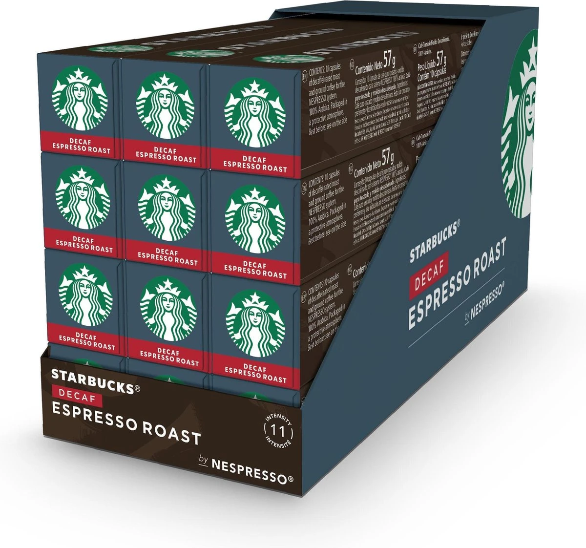 Starbucks By Nespresso Espresso Decafé Capsules - 120 Koffiecups 1 Starbucks By Nespresso Espresso Decafé Capsules - 120 Koffiecups