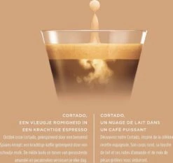 Nescafé Dolce Gusto Cortado Espresso Macchiato Capsules - 90 Koffiecups 10 Nescafé Dolce Gusto Cortado Espresso Macchiato Capsules - 90 Koffiecups -KoffieLuxe Aanbiedingen Winkel 1200x1130