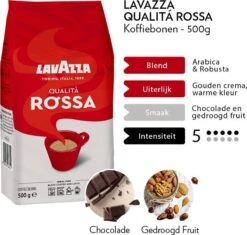 Lavazza Qualita Rossa Koffiebonen - 500 Gram X6 9 Lavazza Qualita Rossa Koffiebonen - 500 Gram X6 -KoffieLuxe Aanbiedingen Winkel 1200x1144
