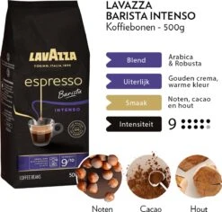 Lavazza Espresso Barista Intenso Koffiebonen - 500 Gram X4 -KoffieLuxe Aanbiedingen Winkel 1200x1148