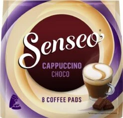 Senseo Cappuccino Choco Koffiepads - 2/9 Intensiteit - 4 X 8 Pads 16 Senseo Cappuccino Choco Koffiepads - 2/9 Intensiteit - 4 X 8 Pads -KoffieLuxe Aanbiedingen Winkel 1200x1152