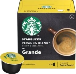 Starbucks By Dolce Gusto Capsules Veranda Grande Blonde Roast - 36 Koffiecups -KoffieLuxe Aanbiedingen Winkel 1200x1159