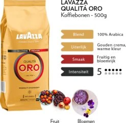 Lavazza Qualita Oro Koffiebonen - 500 Gram X4 10 Lavazza Qualita Oro Koffiebonen - 500 Gram X4 -KoffieLuxe Aanbiedingen Winkel 1200x1170 2