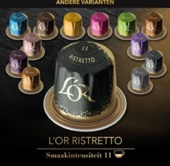 L'OR Espresso Ristretto (11) - 10 X 10 Koffiecups -KoffieLuxe Aanbiedingen Winkel 1200x1173 1