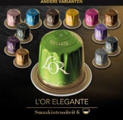L'OR Lungo Elegante Koffiecups - Intensiteit 6/12 - 10 X 20 Capsules 21 L'OR Lungo Elegante Koffiecups - Intensiteit 6/12 - 10 X 20 Capsules -KoffieLuxe Aanbiedingen Winkel 1200x1173 13