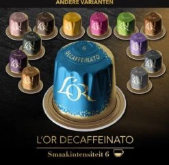L'OR Espresso Decaffeinato Koffiecups - Intensiteit 6/12 - 10 X 10 Capsules -KoffieLuxe Aanbiedingen Winkel 1200x1173 9