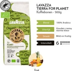 Lavazza Tierra For Planet Biologische Koffiebonen - 500 Gram X4 9 Lavazza Tierra For Planet Biologische Koffiebonen - 500 Gram X4 -KoffieLuxe Aanbiedingen Winkel 1200x1179 2