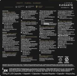 L'OR Lungo Elegante Koffiecups - Intensiteit 6/12 - 10 X 20 Capsules 13 L'OR Lungo Elegante Koffiecups - Intensiteit 6/12 - 10 X 20 Capsules -KoffieLuxe Aanbiedingen Winkel 1200x1186 5