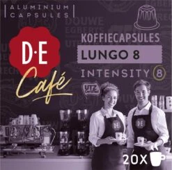 Douwe Egberts D.E Café Lungo Koffiecups - Intesiteit 8/12 - 10 X 20 Capsules 17 Douwe Egberts D.E Café Lungo Koffiecups - Intesiteit 8/12 - 10 X 20 Capsules -KoffieLuxe Aanbiedingen Winkel 1200x1189 3