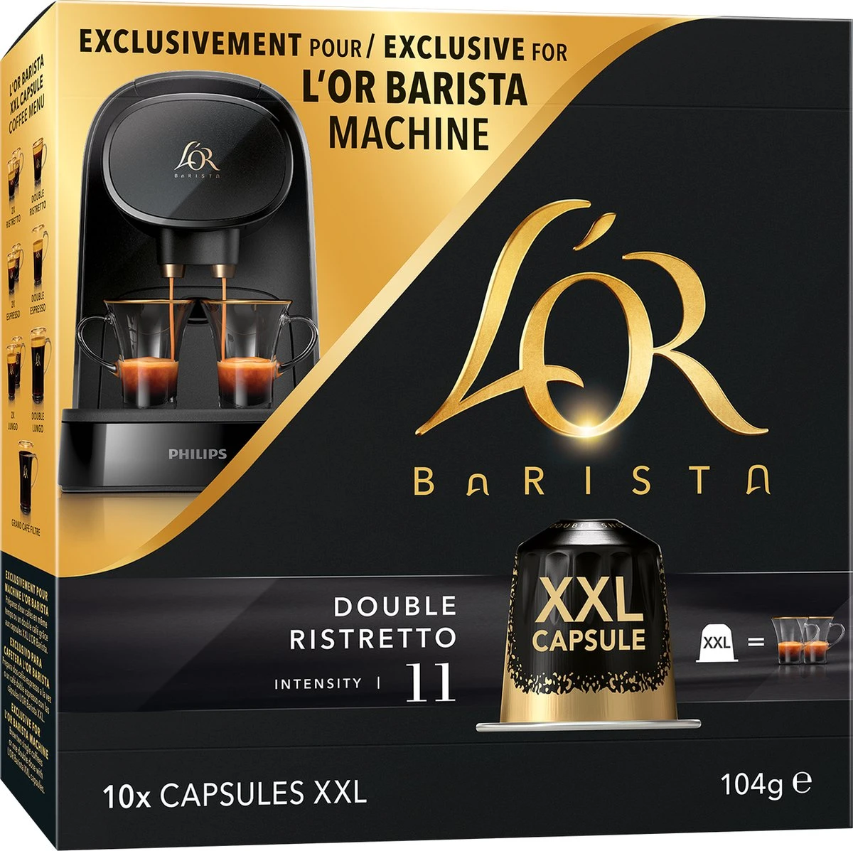 L'OR BARISTA XXL Ristretto (11) - 5 X 10 Koffiecups 8 L'OR BARISTA XXL Ristretto (11) - 5 X 10 Koffiecups - Afbeelding 8