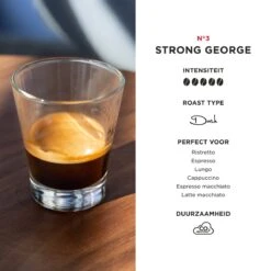 Aroma Club - Krachtige Koffiebonen 1KG - No. 3 Strong George - Koffie Intensiteit 5/5 -KoffieLuxe Aanbiedingen Winkel 1200x1200 166