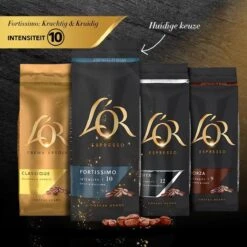 L'OR Espresso Fortissimo Koffiebonen (10) - 4 X 500 Gram -KoffieLuxe Aanbiedingen Winkel 1200x1200 173