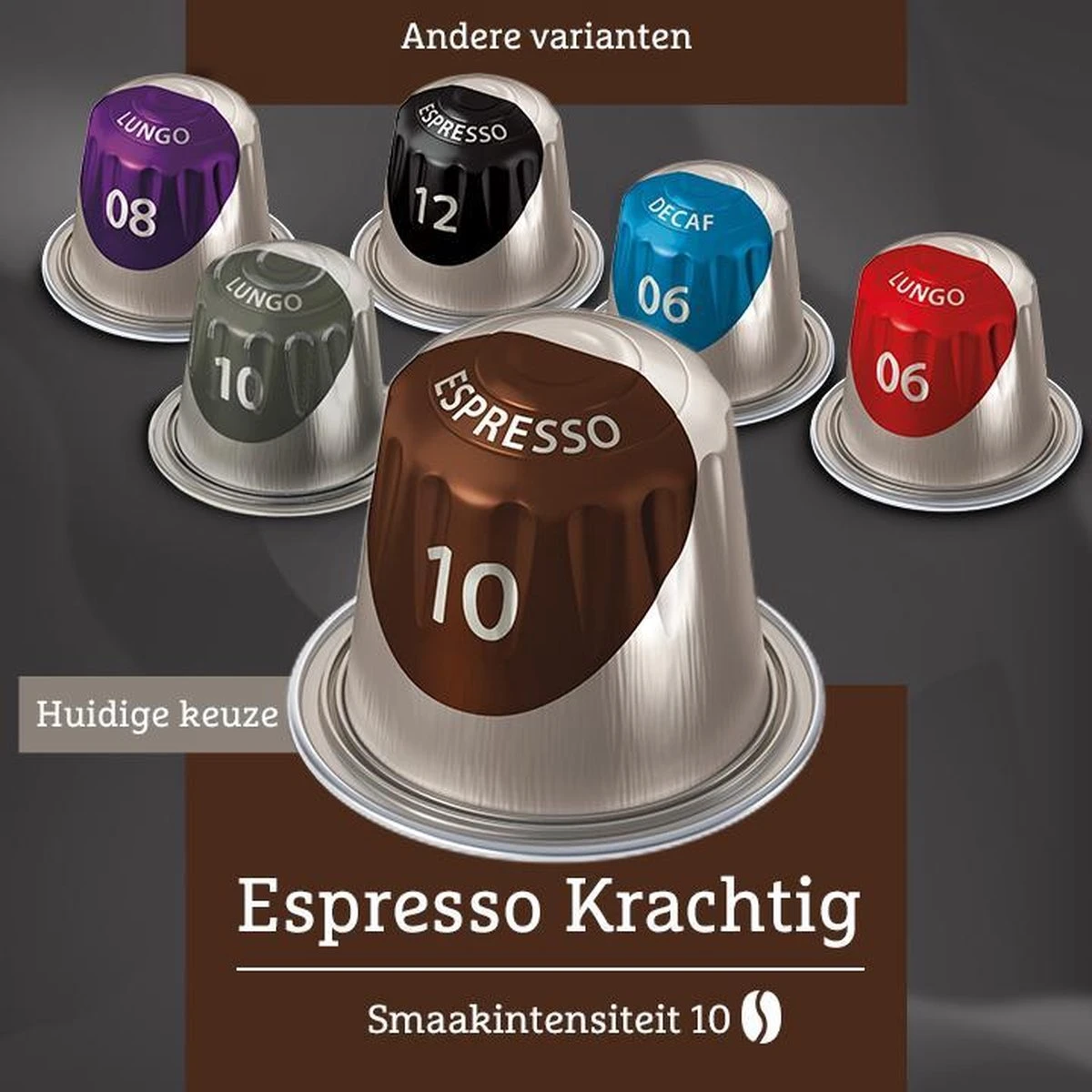 Douwe Egberts Espresso Krachtig (10) - 5 X 40 Koffiecups 10 Douwe Egberts Espresso Krachtig (10) - 5 X 40 Koffiecups - Afbeelding 10