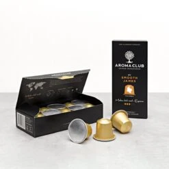 Aroma Club - Proefpakket Nespresso Compatible Capsules (100 St.) - 5 Smaken - Espresso & Lungo - 100% Aluminium Koffiecups -KoffieLuxe Aanbiedingen Winkel 1200x1200 54