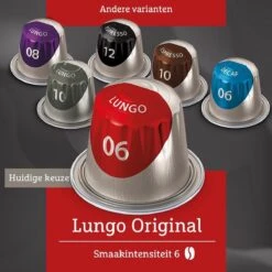 Douwe Egberts Lungo Original Koffiecups - Intensiteit 6/12 - 10 X 20 Capsules -KoffieLuxe Aanbiedingen Winkel 1200x1200 56