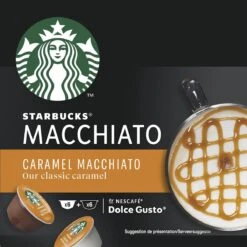 Starbucks By Dolce Gusto Caramel Macchiato Capsules - 36 Koffiecups 7 Starbucks By Dolce Gusto Caramel Macchiato Capsules - 36 Koffiecups -KoffieLuxe Aanbiedingen Winkel 1200x1200 80