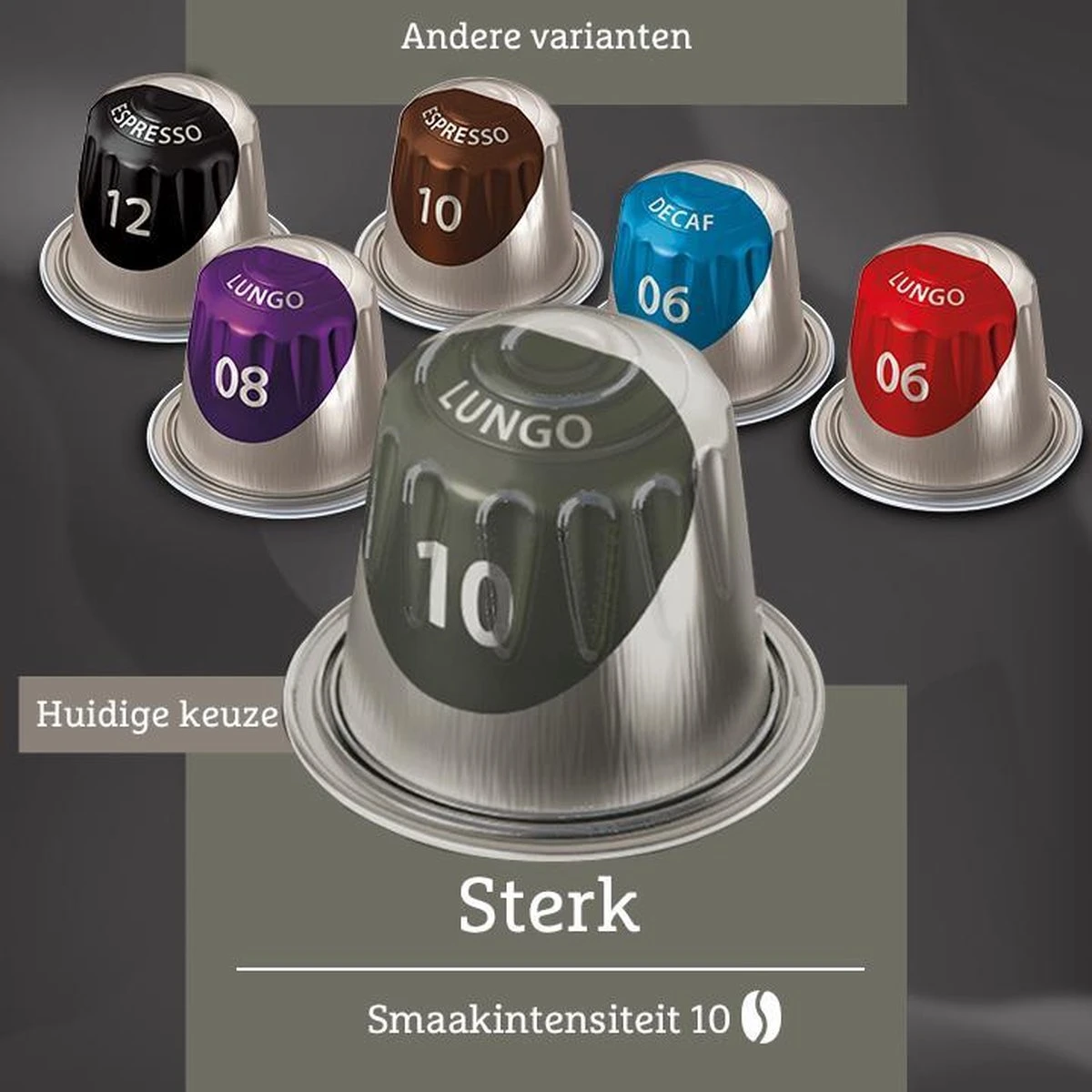 Douwe Egberts Lungo Sterk (10) - 10 X 20 Koffiecups 4 Douwe Egberts Lungo Sterk (10) - 10 X 20 Koffiecups - Afbeelding 4