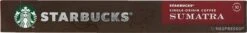 Starbucks By Nespresso Sumatra Espresso Dark Roast Capsules - 120 Koffiecups 11 Starbucks By Nespresso Sumatra Espresso Dark Roast Capsules - 120 Koffiecups -KoffieLuxe Aanbiedingen Winkel 1200x159 1