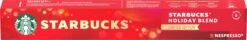 Starbucks By Nespresso Capsules Holiday Blend - 12 Doosjes à 10 Koffiecups -KoffieLuxe Aanbiedingen Winkel 1200x196 1