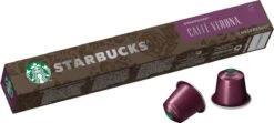 Starbucks By Nespresso Caffe Verona Dark Roast Capsules - 120 Koffiecups -KoffieLuxe Aanbiedingen Winkel 1200x540