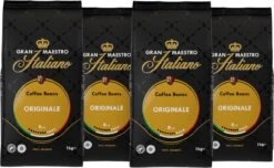 Gran Maestro Italiano - Orginale - Koffiebonen - Bonen Voor Espresso En Lungo - Arabica – 4 X 1kg