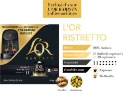 L'OR BARISTA XXL Ristretto (11) - 5 X 10 Koffiecups 16 L'OR BARISTA XXL Ristretto (11) - 5 X 10 Koffiecups -KoffieLuxe Aanbiedingen Winkel 1200x896
