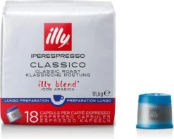 Illy - Iperespresso Koffie Home Classico Lungo 6 X 18 Capsules -KoffieLuxe Aanbiedingen Winkel 1200x956 1