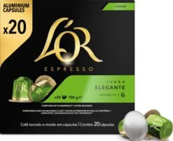 L'OR Lungo Elegante Koffiecups - Intensiteit 6/12 - 10 X 20 Capsules 14 L'OR Lungo Elegante Koffiecups - Intensiteit 6/12 - 10 X 20 Capsules -KoffieLuxe Aanbiedingen Winkel 1200x975 3