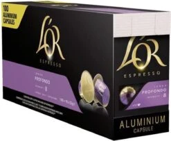 L'Or Espresso Profondo Koffiecups - 10 X 10 Stuks -KoffieLuxe Aanbiedingen Winkel 1200x987 2