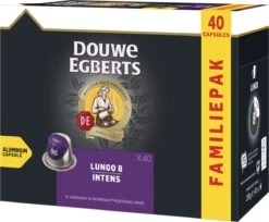 Douwe Egberts Lungo Intens (8) - 5 X 40 Koffiecups -KoffieLuxe Aanbiedingen Winkel 1200x992 1