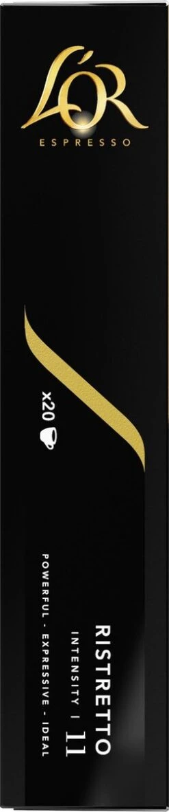 L'OR Espresso Ristretto Koffiecups - Intensiteit 11/12 - 10 X 20 Capsules 21 L'OR Espresso Ristretto Koffiecups - Intensiteit 11/12 - 10 X 20 Capsules -KoffieLuxe Aanbiedingen Winkel 251x1200 4
