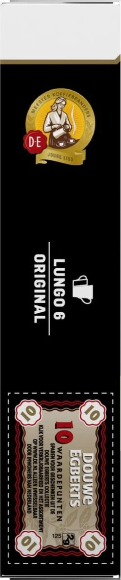 Douwe Egberts Lungo Original Koffiecups - Intensiteit 6/12 - 10 X 10 Capsules -KoffieLuxe Aanbiedingen Winkel 252x1200 2
