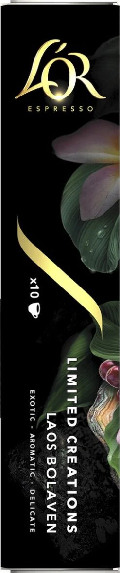 L'OR Espresso Limited Creations Laos Bolaven Koffiecups - Intensiteit 7/12 - 10 X 10 Capsules 8 L'OR Espresso Limited Creations Laos Bolaven Koffiecups - Intensiteit 7/12 - 10 X 10 Capsules -KoffieLuxe Aanbiedingen Winkel 252x1200 3