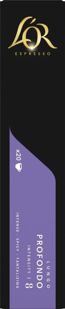 L'OR Lungo Profondo Koffiecups - Intensiteit 8/12 - 10 X 20 Capsules 18 L'OR Lungo Profondo Koffiecups - Intensiteit 8/12 - 10 X 20 Capsules -KoffieLuxe Aanbiedingen Winkel 253x1200 7