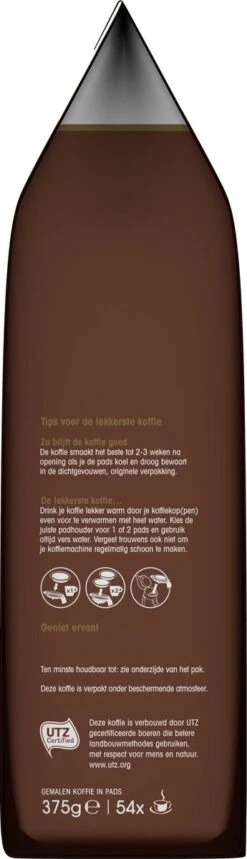 Douwe Egberts Intens Koffiepads - 4 X 54 Pads -KoffieLuxe Aanbiedingen Winkel 345x1200 1